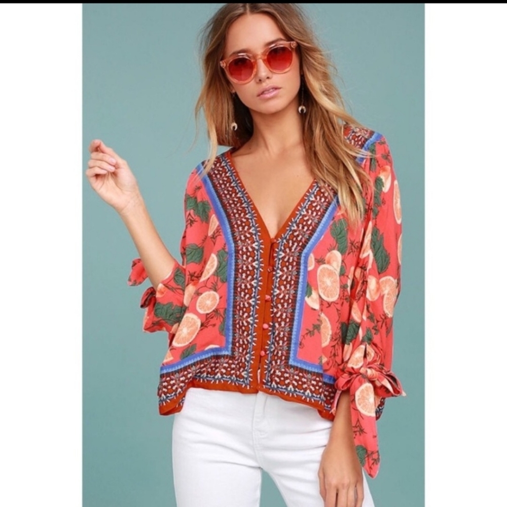 Free People Freshly Squeeze top